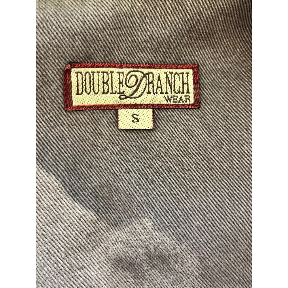 Vintage Double D Ranch Wear S Western Fringe Denim Jacket Application Women's S - Picture 6 of 7